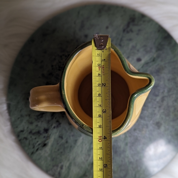 Lamas Made In Italy Hand Painted Water Milk Pitcher Vintage Majolica - Picture 6 of 10